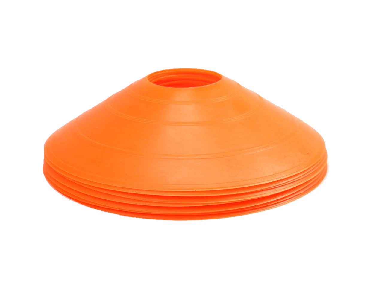 10 Pack Soccer Disc Cones,Durable Disc Cones Sets Playing Field Marker For Agility Training, Football, Kids, Sports, Cone Markers - 19Cm*5Cm,Orange