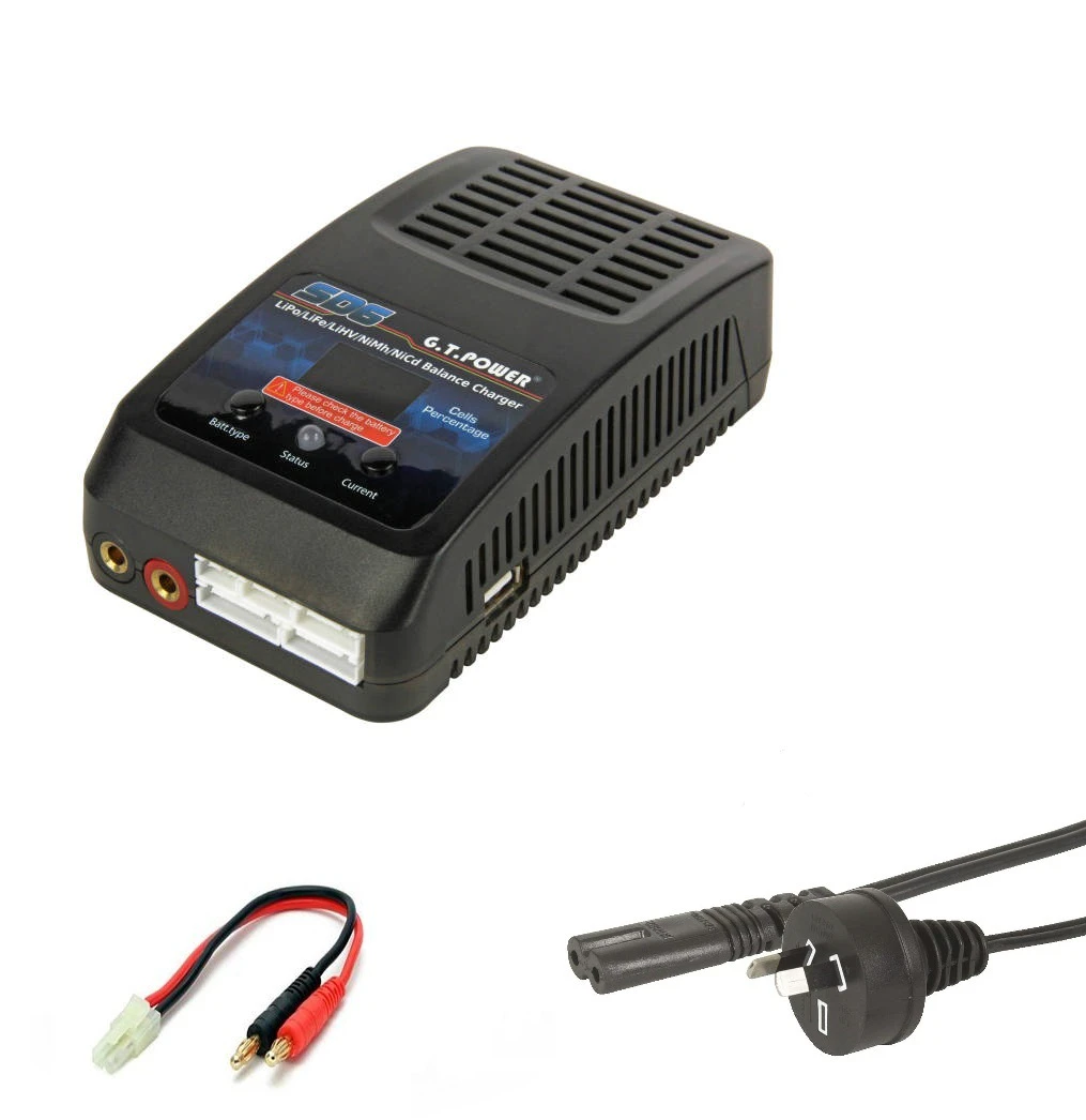 240V 50W Li-Po & Li-ion Balance Charger for 2s to 6s Tamiya Battery packs