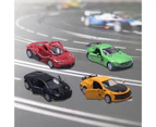 4Pcs/Set 1/60 Mini Pull Back Car Off-road Vehicle Simulation Model Kids Gift Toy B
