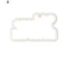 Cookie Cutter Non Stick Easy to Demold Plastic Gratitude Pregnant DIY Fondant Embosser Mold for Mother's Day 8