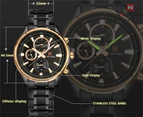 NAVIFORCE Original Men's Luxury Watch Stainless Steel Bracelet for Men Business Date Clock Waterproof Luxuries Male Watches