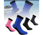 1 Pair 3mm Unisex Neoprene Diving Scuba Surfing Snorkeling Swimming Socks Boots Pink
