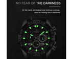 NAVIFORCE New Casual Genuine Leather Male Watches Waterproof Chronograph Wristwatch Quartz Date Display Clock Relogio Masculino