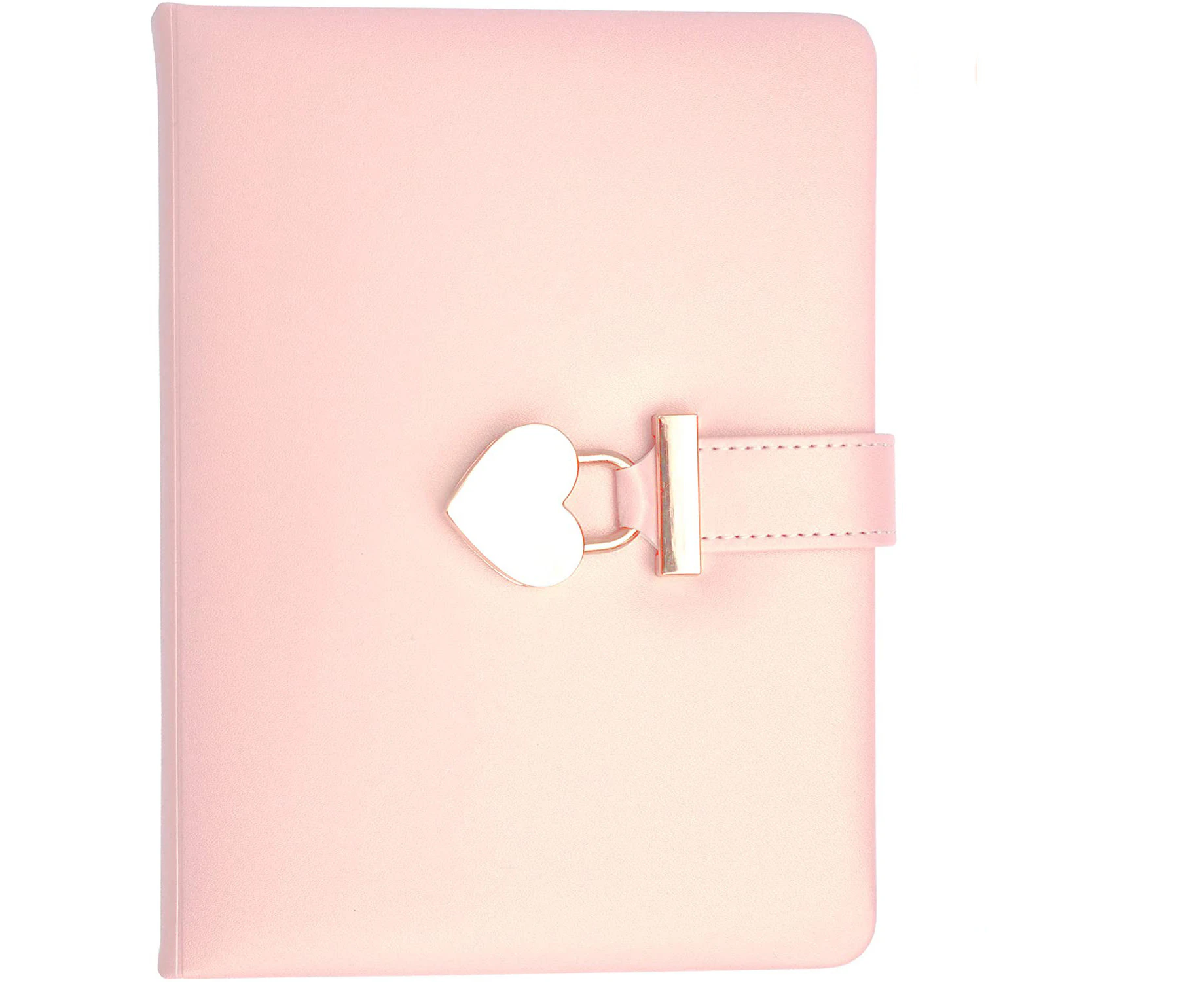 Girls Diary with Lock and Key for Girls Secret Kids Journals for Girls Pink Heart Locking Journal Faux Leather Gold Lined Notebook