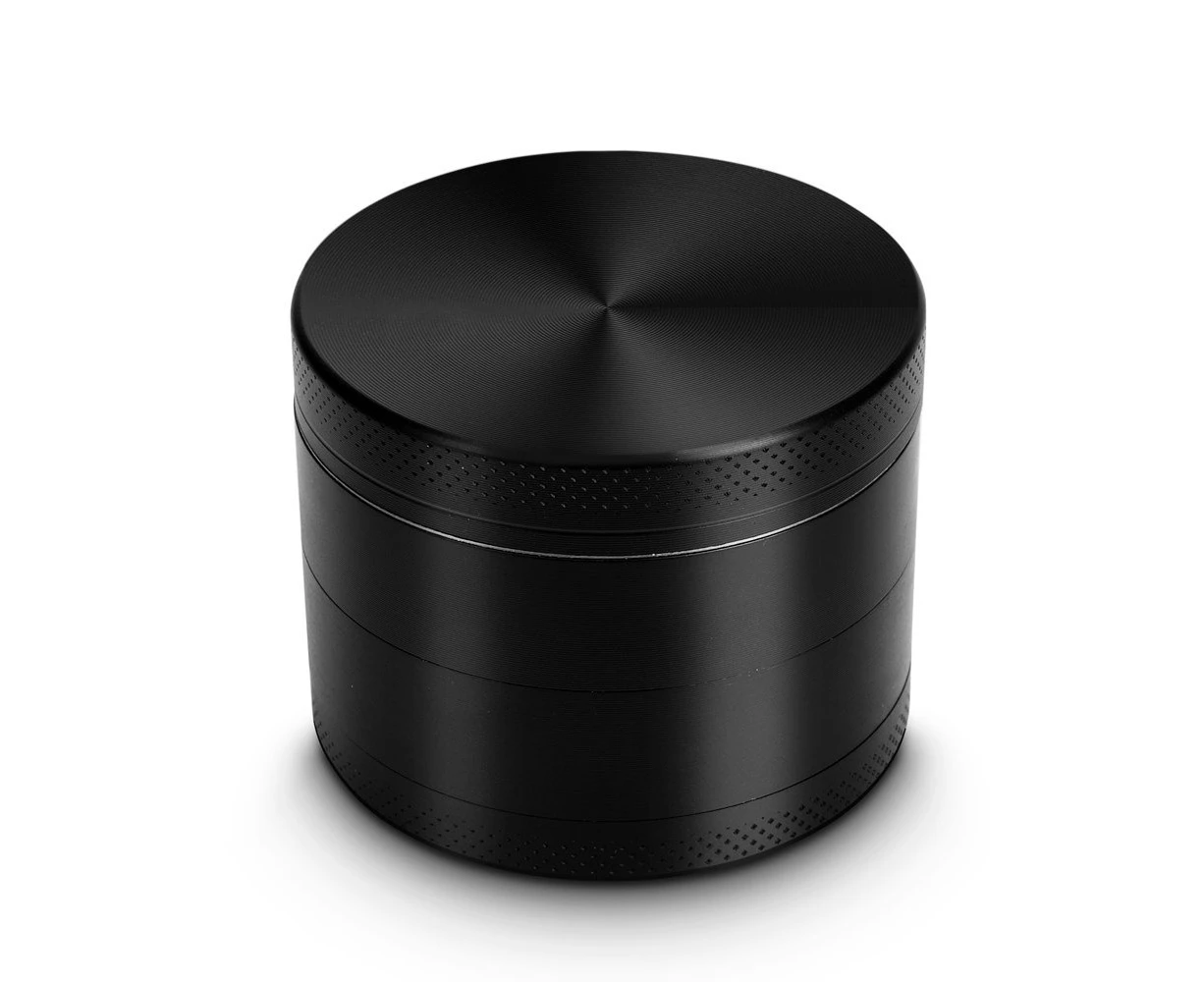 Dry Herb Grinder with Pollen Catcher,4 Layer 3-chamber Design