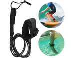 Tpu Strong Surfing Surfboard Surfing Board Leash String Leg Foot Rope Black