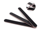 Nail File 10 Pcs Professional Double Sided Nail Files Emery Board Black Manicure Pedicure Tool And Nail Buffering Files