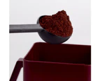 2 in 1 Plastic Coffee Powder 10g Measuring Scoop Tamper Espresso Spoon Utensil-Black