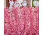 5ft/1.5M Pink Christmas Tree Fluffy Tips Metal Stand Easy Assemble Xmas