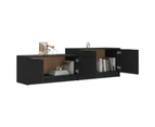 TV Cabinet Black 158.5x36x45 cm Engineered Wood