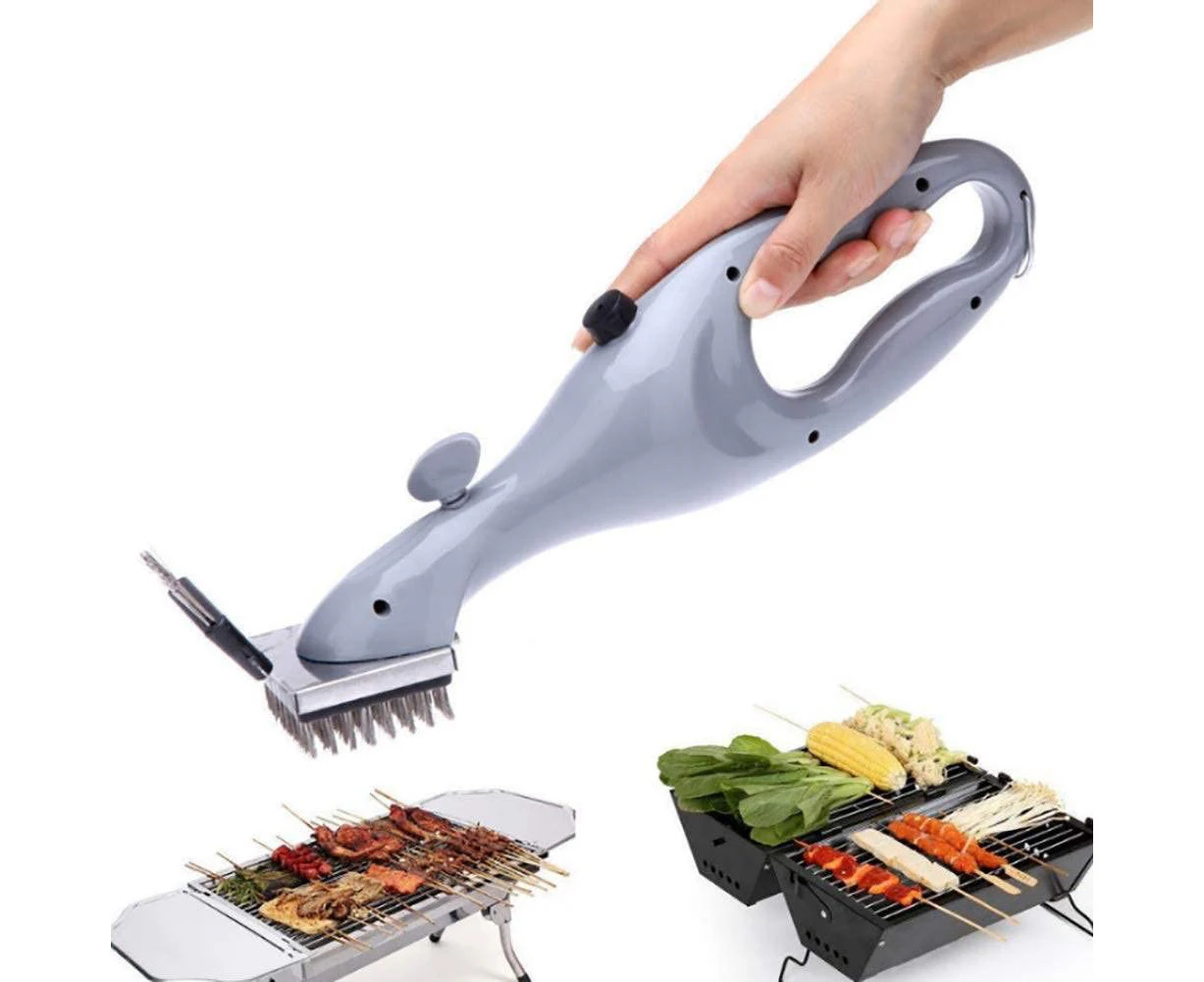 steam cleaner BBQ grill brush, strong grill brush, cleaning brush, wire brush, easy to clean, suitable for all types of grill, ideal grill accessory