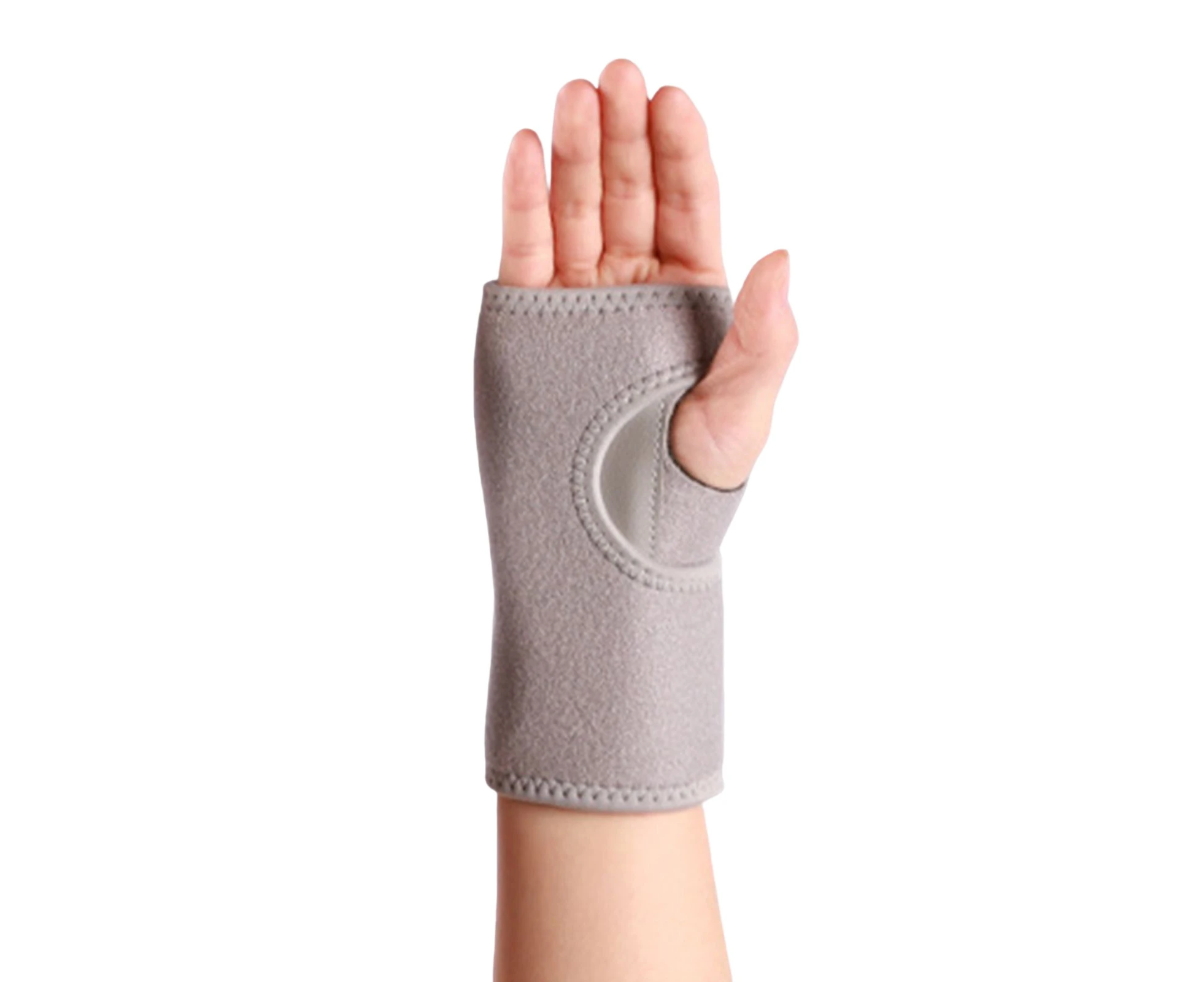 1Pc Wrist Splint Adjustable Wrist Compression Sports Gear Wrist Fitted Stabilizer Splint for Tendonitis -Grey