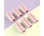 6Pcs Quilt Grippers Wide Application Lightweight ABS Bed Sheet Clips for Household - Pink