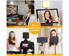 1pcs Video Light, Zoom Lighting with Suction Cup and Tripod Stand