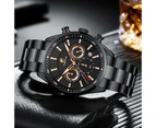 CHEETAH New Watch Top Brand Casual Sport Chronograph Men's Watches Stainless Steel Wristwatch Big Dial Waterproof Quartz Clock