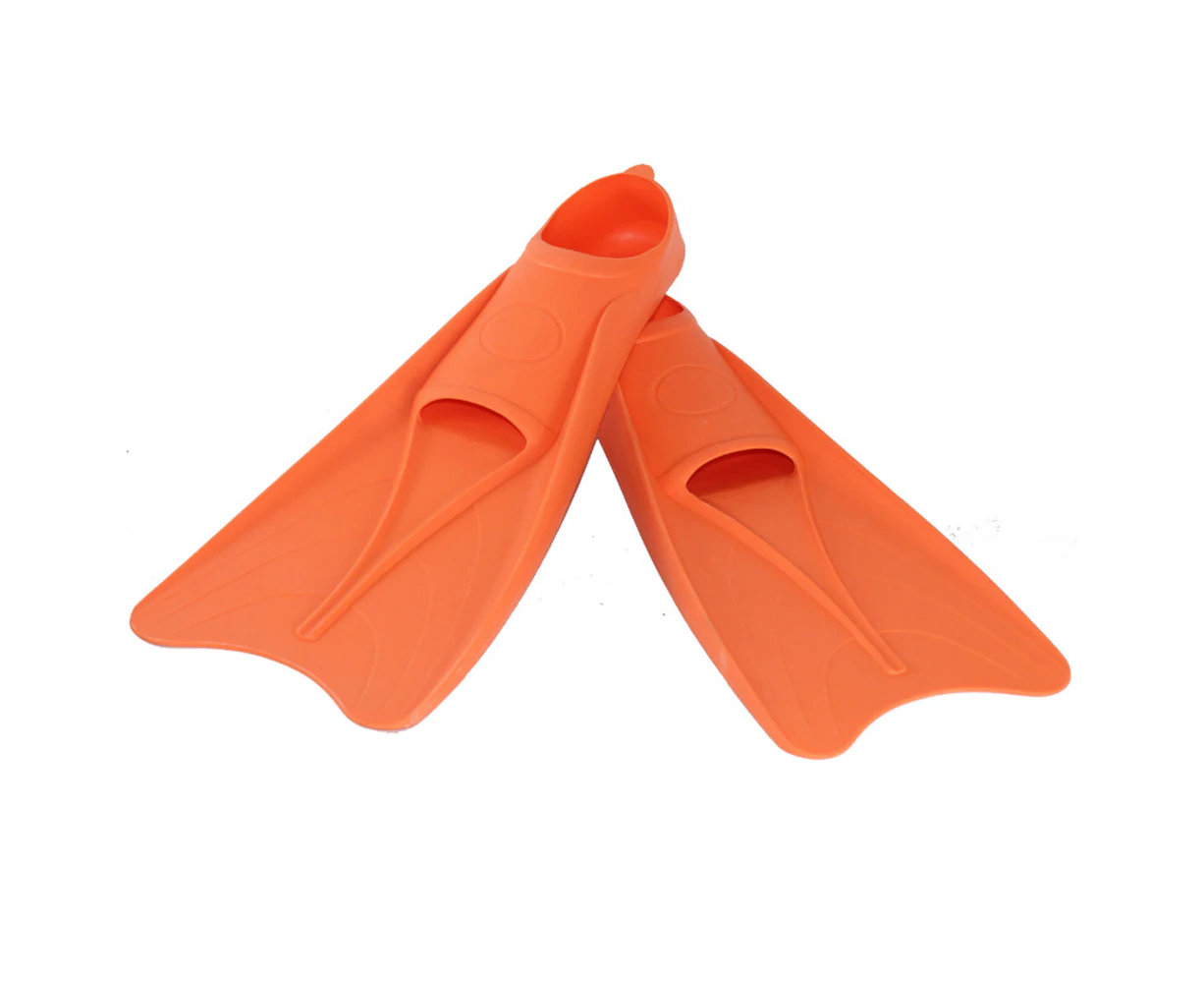 Outdoor Swimming Shoes Snorkeling Fins-Orange-Lsport equipment