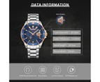 NAVIFORCE New Fashion Male Watches Casual Sport Waterproof Stainless Steel Wrist watch Quartz Date Male Clock Relogio Masculino