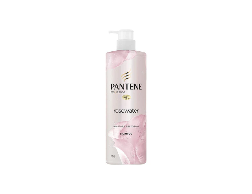 Pantene Pro-V Blends Micellar Rosewater Moisturising Shampoo for Dry Hair 530ml