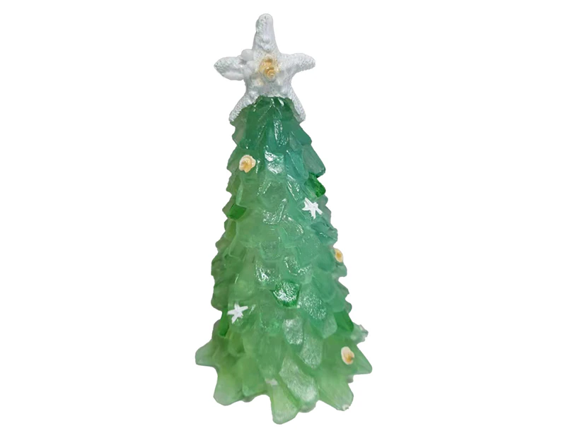 Christmas Tree Miniature Wide Application Vivid Resin Easy Care Christmas Tree Display for Home