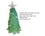 Christmas Tree Miniature Wide Application Vivid Resin Easy Care Christmas Tree Display for Home