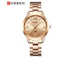 CURREN Top Luxury Brand Women Watch Fashion Simple Quartz Female Wrist Watches Stainless Steel Waterproof Watch Relogio Feminino