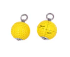 Pull up Ball Mini Strength Training Plastic Anti-slip Arm Muscles Exercise for Finger Yellow