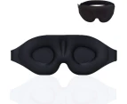 Sleep Mask for Women Men, 100% Blockout Light Eye Mask for Sleeping 3D Contoured Blindfold, Upgraded Eye Cover