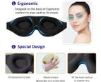 Sleep Mask for Women Men, 100% Blockout Light Eye Mask for Sleeping 3D Contoured Blindfold, Upgraded Eye Cover