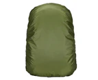 35/45L Outdoor Hiking Camping Waterproof Backpack Dust Rain Cover Protector Army Green