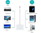 HDMI Adapter, HDMI Adapter compatible with IPhone 1080P Lightning Digital AV Adapter