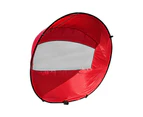 Wind Sail with Clear Window Perfect Protection Foldable Ultralight Summer Surfing Downwind Sail for Kayaking Red