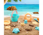 1 Set Water Toy Cartoon Animal Shape Intellectual Development Good Tenacity Toddlers Educational Beach Sand Toy Kit for Outdoor