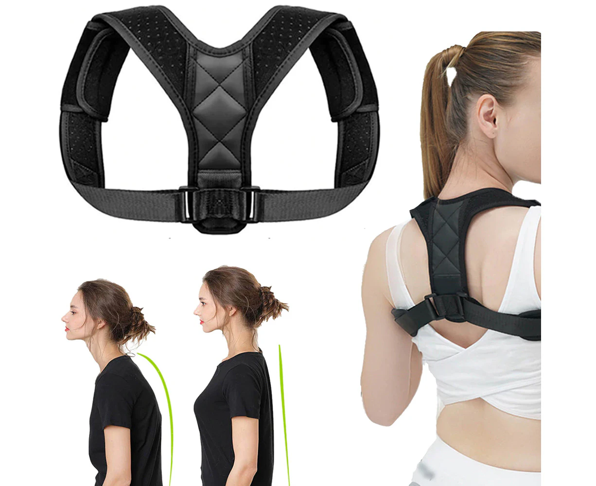 Posture Clavicle Support Corrector Back Straight Shoulders Brace Strap Correct