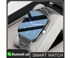 Smart Watch Men Women Gift Sport Fitness Health Heart Rate Monitor Bluetooth Digital Smartwatch Wristwatch - Golden steel belt