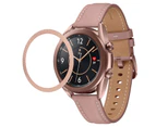 Watch Bezel Decorative Protective Eye-catching Hard Watch Ring Cover Replacement for Samsung Galaxy Watch3 41/45mm Rose Gold