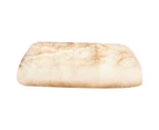 Exquisite Workmanship Doormat Wide Application Polyester Faux Fur Sheepskin Simple Area Rug for Home - White Yellow