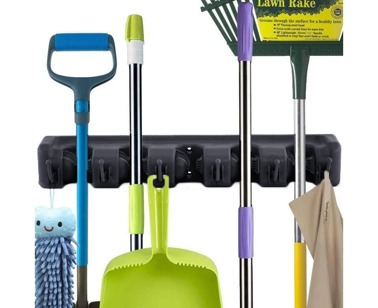 Broom Mop Holder, Wall Mount, Mop Holder, Mop and Broom Holder Organiser