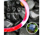 Solar outdoor Rope Lights 33ft 100LED Candy-color Waterproof Twinkle Lights for Wedding Patio Garden Christmas