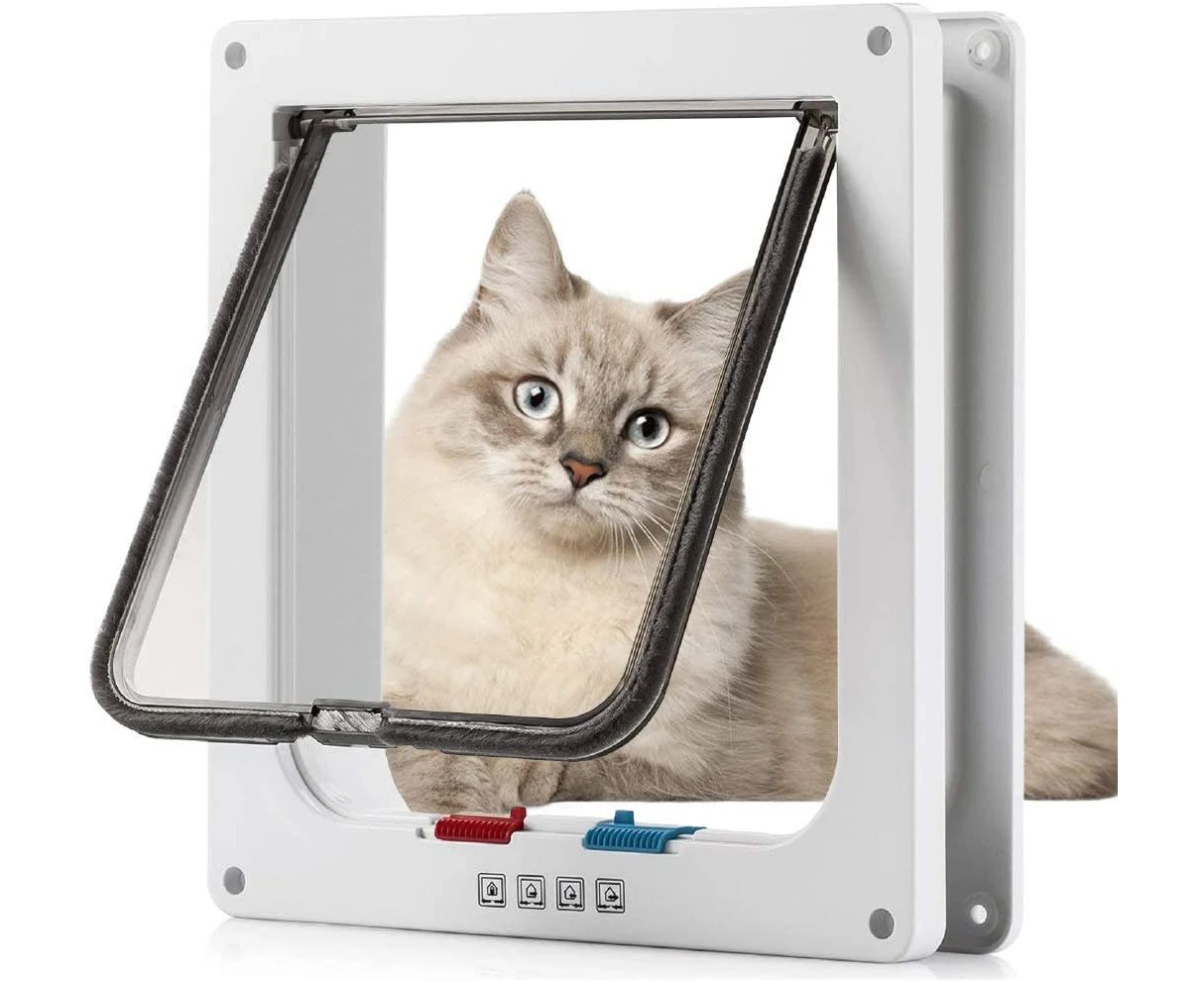 Magnetic Clasp For Cats, Large Dogs Dog Door, Cat Door, Pet Door, Easily Install With Telescopic Frame