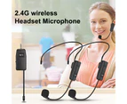 Wireless Microphone High Fidelity Lossless Intelligent Noise Reduction Plug Play 2.4G Teaching Meeting Headset Microphone for Voice Amplifier