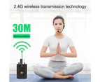 Wireless Microphone High Fidelity Lossless Intelligent Noise Reduction Plug Play 2.4G Teaching Meeting Headset Microphone for Voice Amplifier