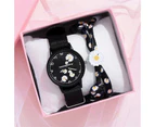 Small Daisy Wrist Watch Women Fashion Nylon Strap Dress Quartz Watch Simple Wild Girlfriends Couple Watch Birthday Gift Women - Y Bracelet