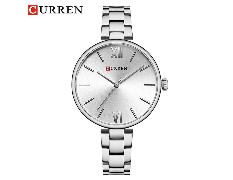 CURREN Top Brand Fashion Ladies Watches Women Luxury Stainless Steel Wrist Watch Female Dial Clock Relogio Feminino Gift