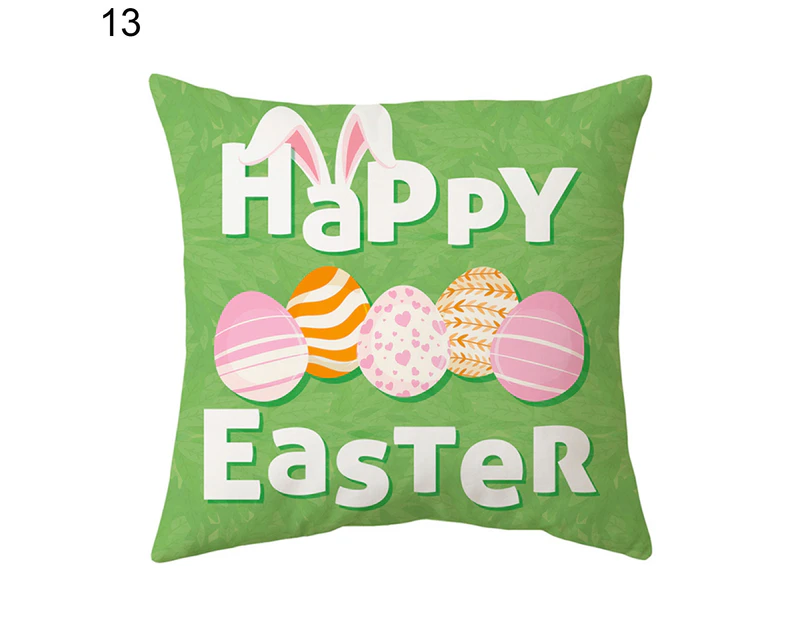 Easter Series Print Pillow Case Sofa Cushion Office Gift Sofa Bedding Supplies-#13