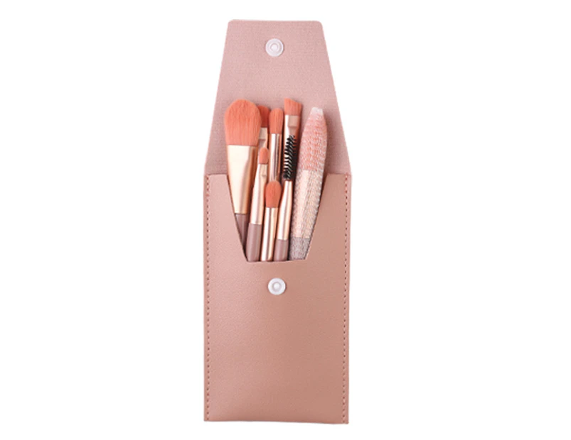 Makeup Brush Set Travel Makeup Brush Set Mini Portable Makeup Brush Set for Blending Foundation Blush Concealer