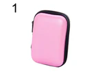Portable Square/Rectangle Nylon USB Disk Earphones Storage Bag Organizer Case-1