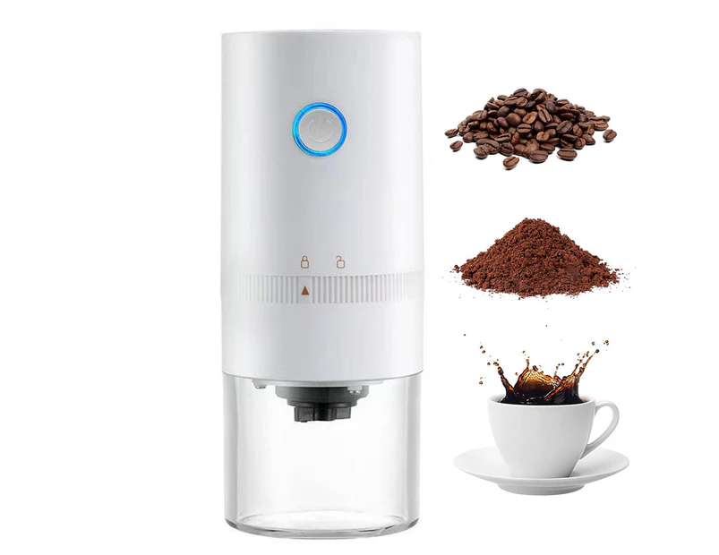 Coffee Grinder , Small Cordless Coffee Grinder Mini with Multi Grind Setting, Portable Coffee Bean Grinder