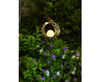 Outdoor Solar Lights Garden Crackle Glass Globe Stake Lights,Waterproof LED Lights for Garden,Lawn,Patio or Courtyard