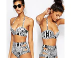 Women Sexy Halter Bikini Set Push-up Bra Swimsuit Bathing Suit Summer Swimwear