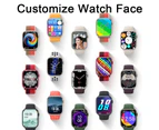 SitopWear Smart Watch  Wireless Charging Smartwatch Bluetooth Calls Watches Men Women Fitness Bracelet Custom Watch Face - With Steel Strap